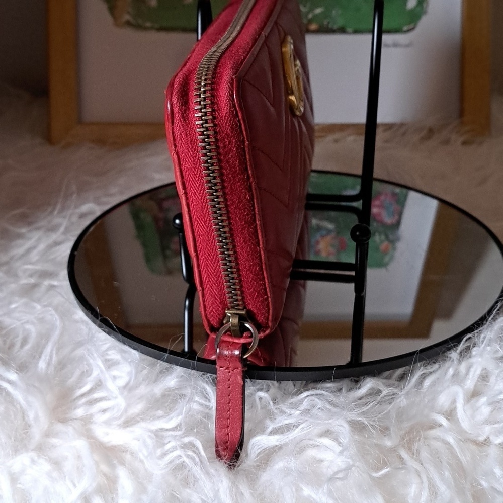 Gucci GG Marmot Zip Around Wallet  EUC - Picture 5 of 17